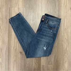 Judy Blue Relaxed Fit Distressed Jeans Women’s Size 7/28 Style JB82598MD